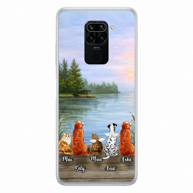 Personalized Memorial Phone Case for Xiaomi/ Huawei/ Oppo - Gift Idea For Dog/ Cat Lovers with up to 5 Pets