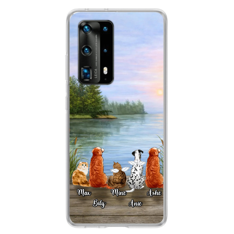Personalized Memorial Phone Case for Xiaomi/ Huawei/ Oppo - Gift Idea For Dog/ Cat Lovers with up to 5 Pets