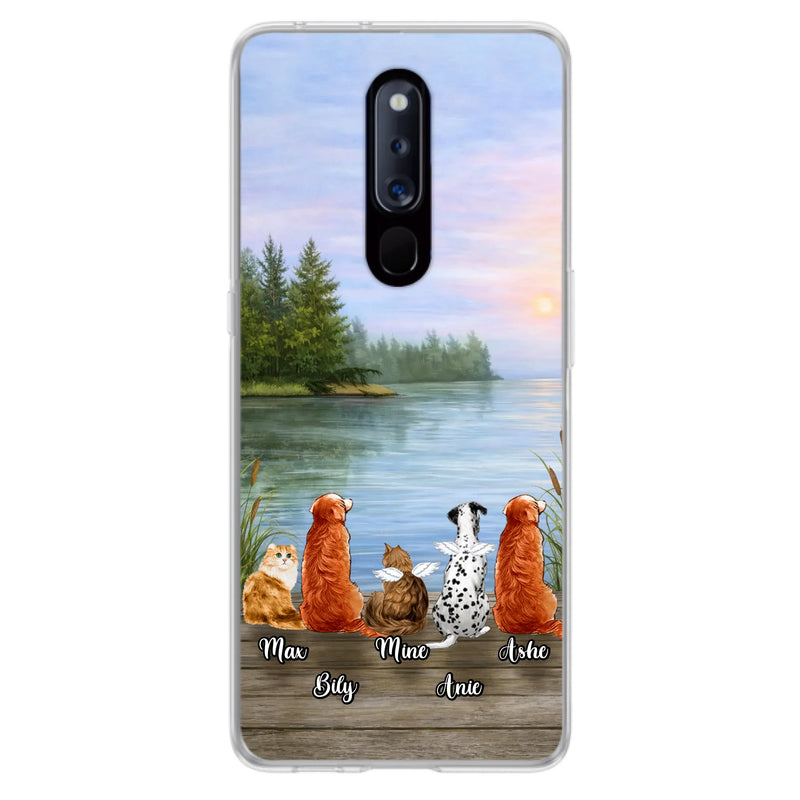 Personalized Memorial Phone Case for Xiaomi/ Huawei/ Oppo - Gift Idea For Dog/ Cat Lovers with up to 5 Pets