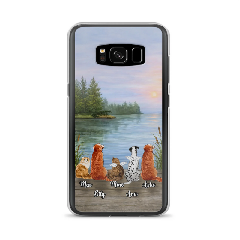 Personalized Memorial Phone Case for iPhone/ Samsung - Gift Idea For Dog/ Cat Lovers with up to 5 Pets