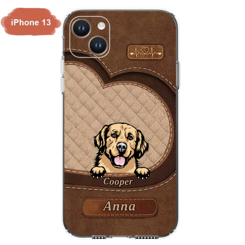 Custom Personalized Dog Phone Case - Gift Idea For Dog Lovers - Case For iPhone And Samsung