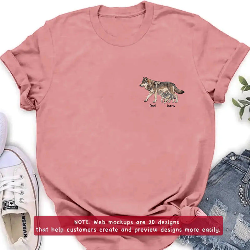Personalized Dad Embroidered Shirt/ Hoodie - Meaningful Father's Day Gift - Up to 7 Kids