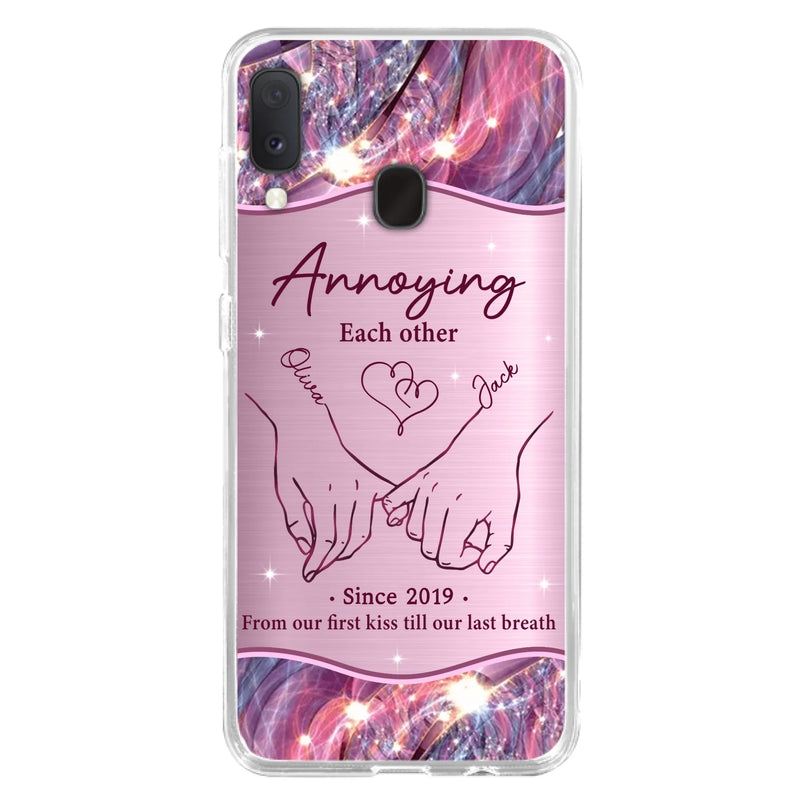 Custom Personalized Couple Phone Case For iPhone/ Samsung - Gift Idea For Couple - Annoying Each Other