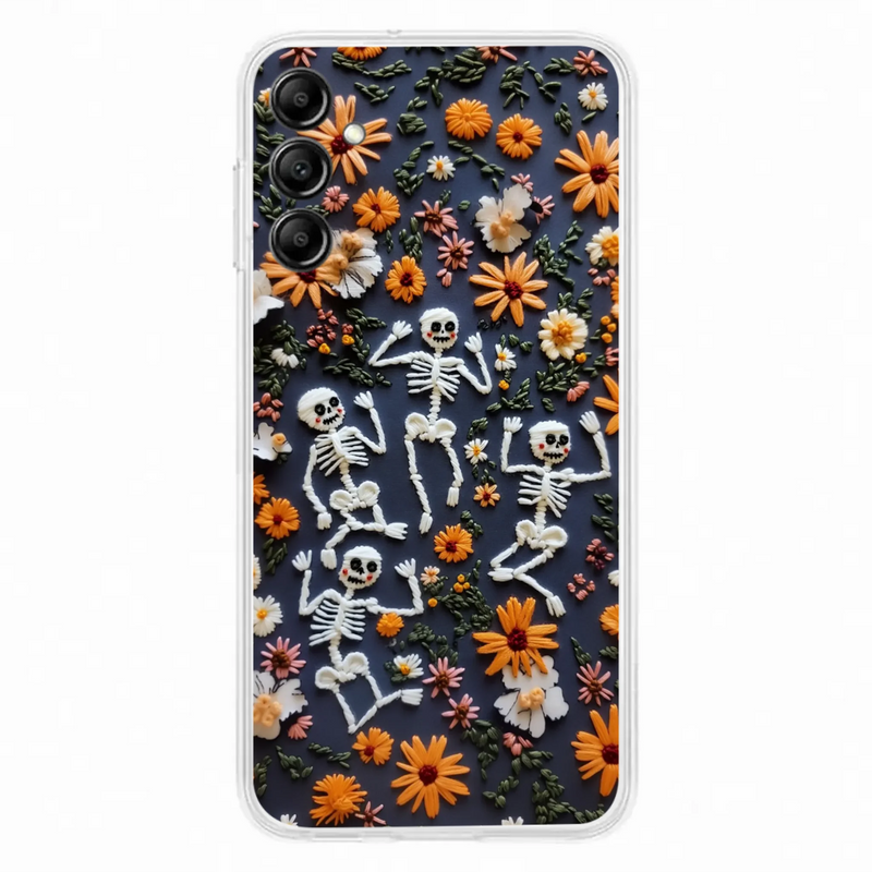 Custom Personalized 3D Skeleton Phone Case - Halloween Gift Idea - Case For iPhone/ Samsung