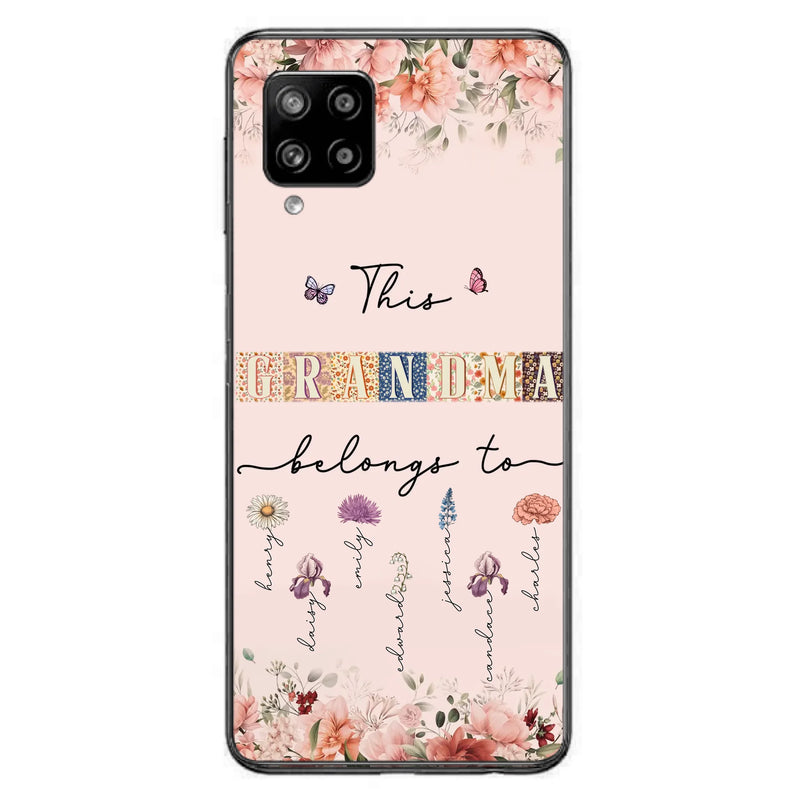 Custom Personalized Grandma/Mom Phone Case - Upto 7 Kids - Mother's Day Gift Idea for Grandma/Mom - Case for iPhone/Samsung