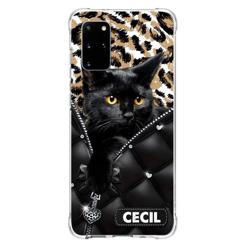 Custom Personalized Cat Phone Case For iPhone/Samsung - Upload Photo - Gift Idea For Cat Lovers