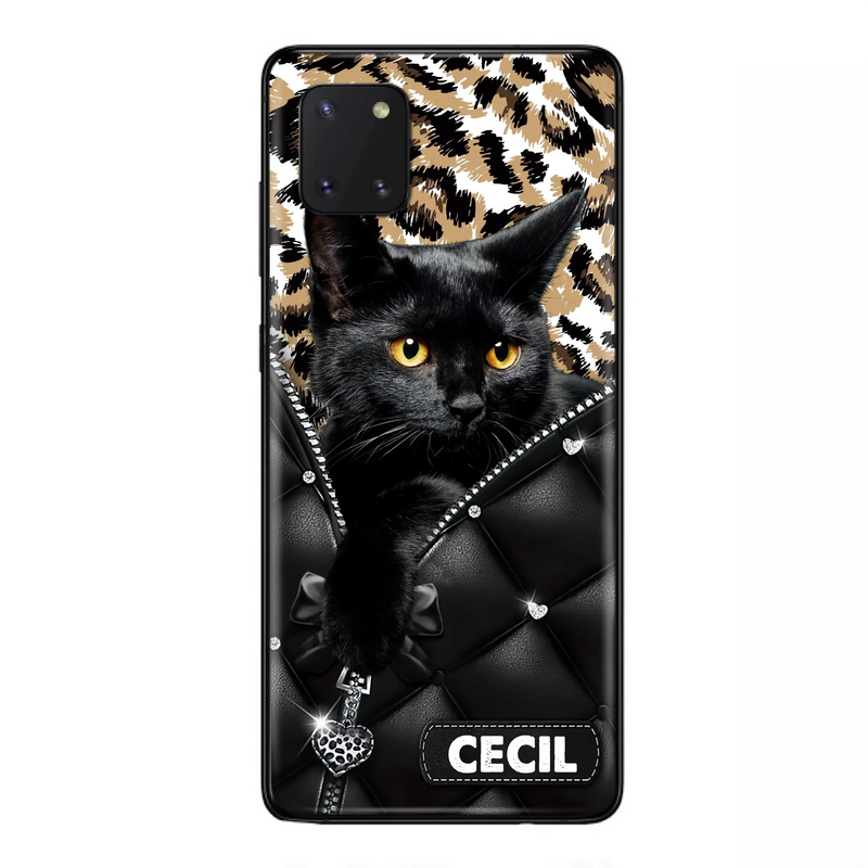Custom Personalized Cat Phone Case For iPhone/Samsung - Upload Photo - Gift Idea For Cat Lovers