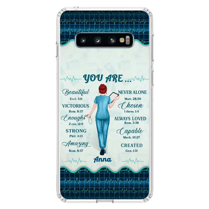 Custom Personalized Nurse Phone Case - Gift Idea For Nurse/ Birthday/ Friend - You Are Beautiful - Cases For iPhone/Samsung