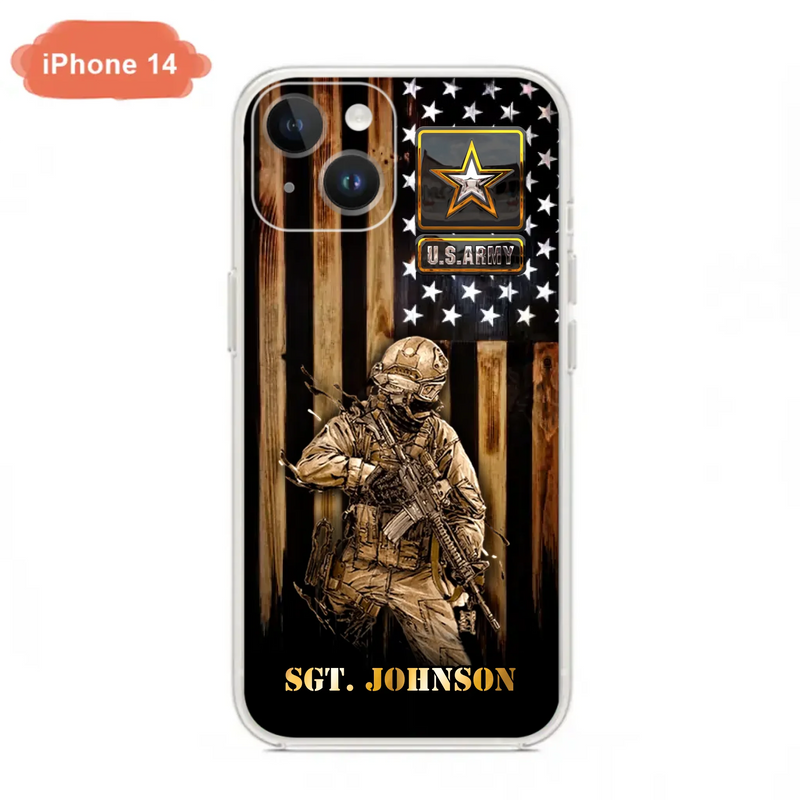Custom Personalized Veteran Phone Case - Gift Idea For Veteran/ Soldier - Case For iPhone And Samsung