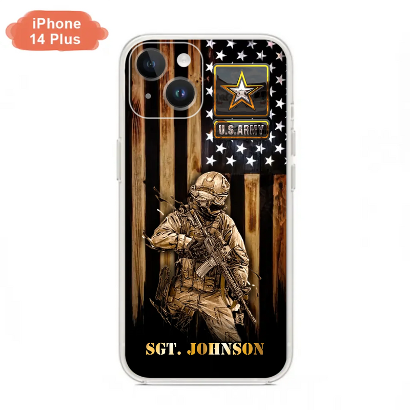 Custom Personalized Veteran Phone Case - Gift Idea For Veteran/ Soldier - Case For iPhone And Samsung