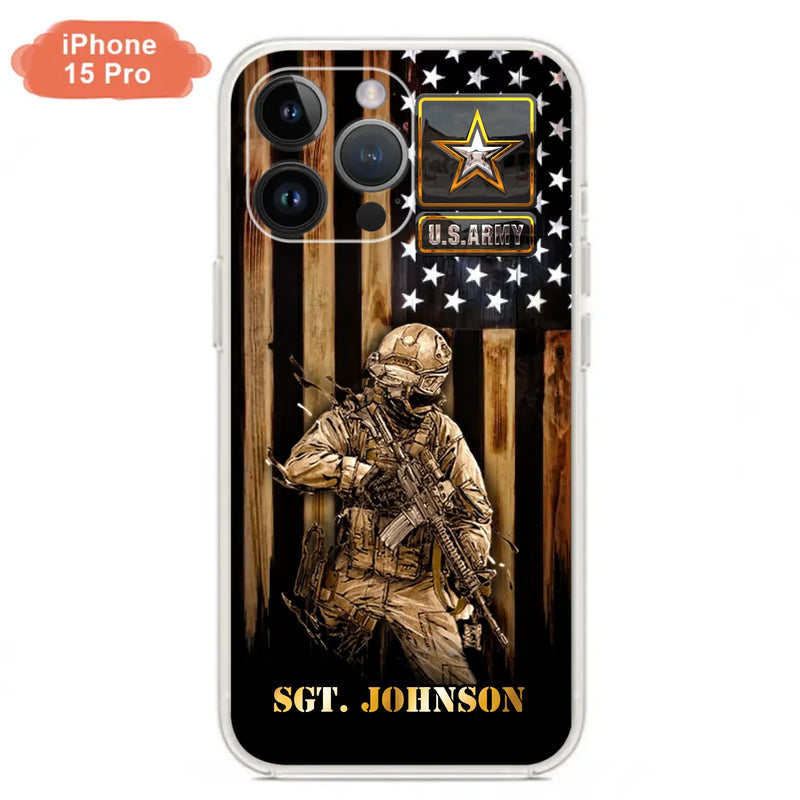 Custom Personalized Veteran Phone Case - Gift Idea For Veteran/ Soldier - Case For iPhone And Samsung