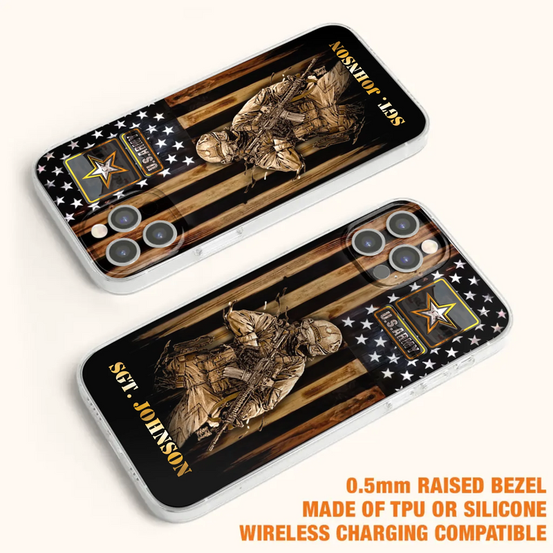 Custom Personalized Veteran Phone Case - Gift Idea For Veteran/ Soldier - Case For iPhone And Samsung