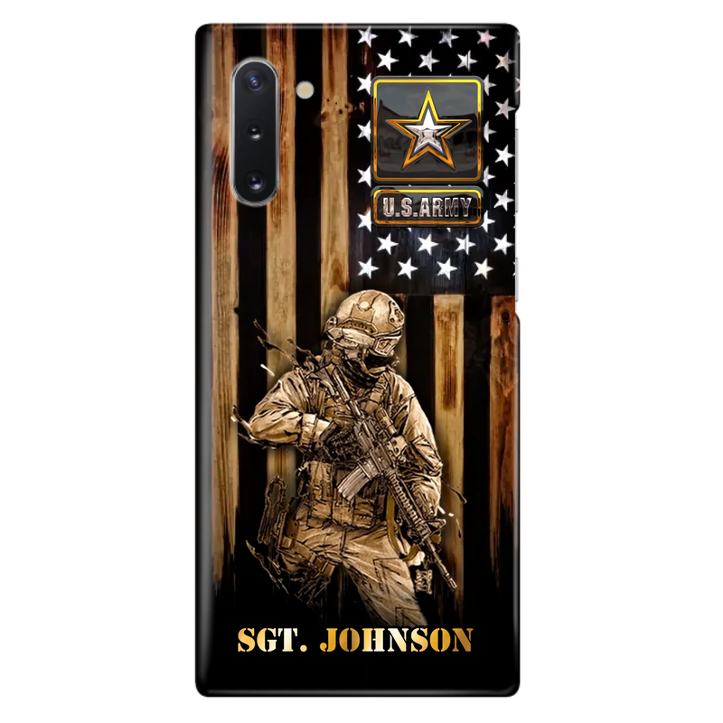Custom Personalized Veteran Phone Case - Gift Idea For Veteran/ Soldier - Case For iPhone And Samsung