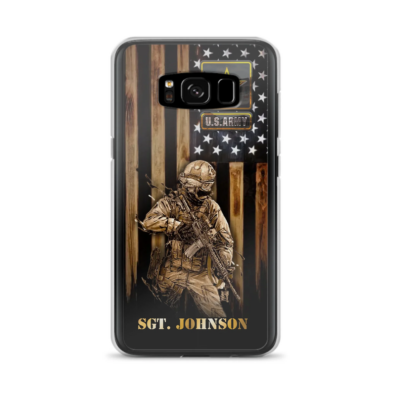 Custom Personalized Veteran Phone Case - Gift Idea For Veteran/ Soldier - Case For iPhone And Samsung