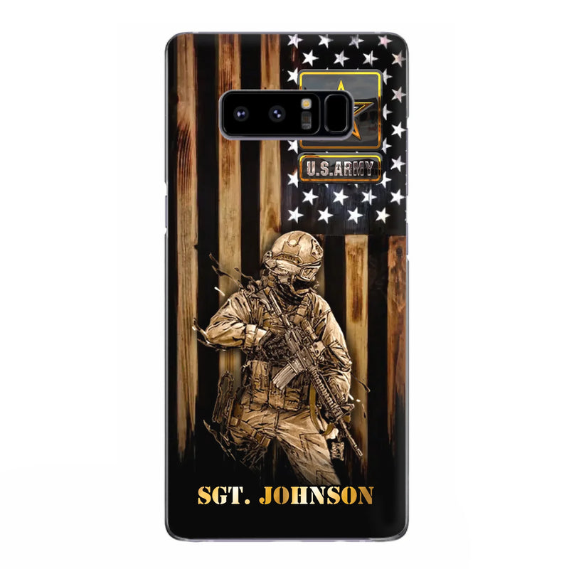 Custom Personalized Veteran Phone Case - Gift Idea For Veteran/ Soldier - Case For iPhone And Samsung