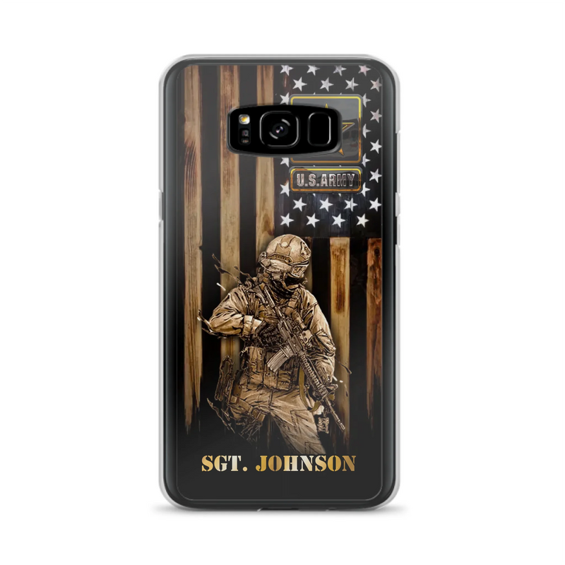 Custom Personalized Veteran Phone Case - Gift Idea For Veteran/ Soldier - Case For iPhone And Samsung