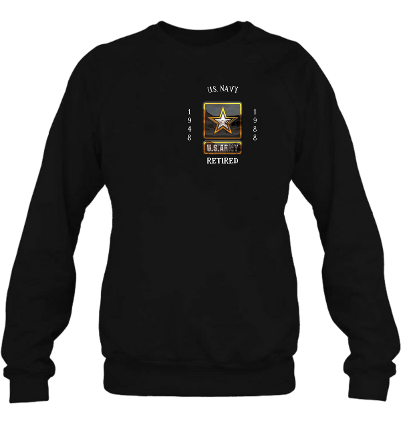 Personalized Retired Veteran Shirt/Hoodie - Father's Day Gift Idea for Veteran