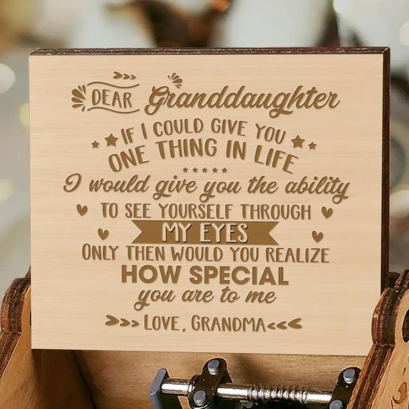 Personalized Love Music Box - Gift Idea For Mother's Day/Father's Day - If I Could Give You One Thing In Life