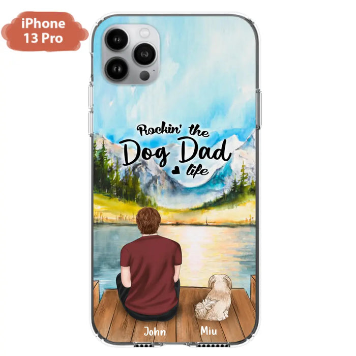 Personalized Pet Mom/Dad Phone Case - Chubby or Slim with up to 7 Pets