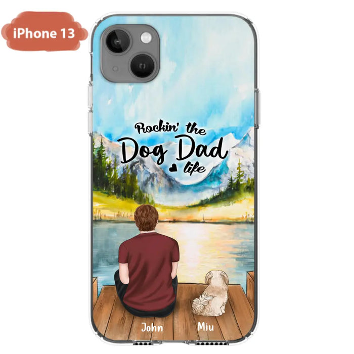 Personalized Pet Mom/Dad Phone Case - Chubby or Slim with up to 7 Pets