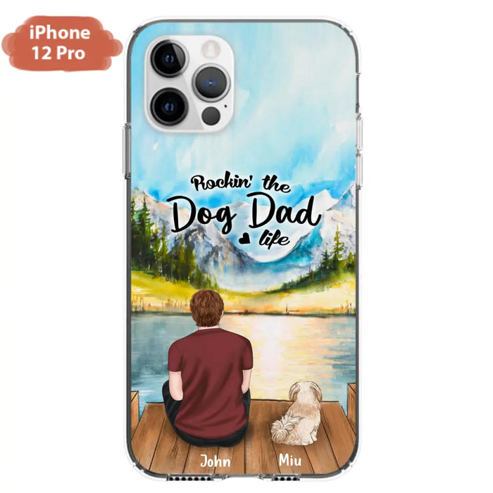 Personalized Pet Mom/Dad Phone Case - Chubby or Slim with up to 7 Pets