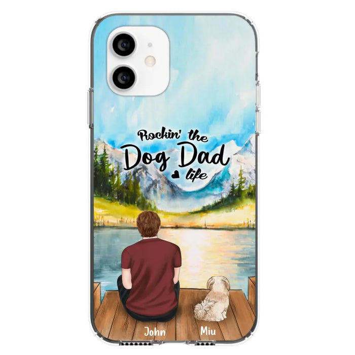 Personalized Pet Mom/Dad Phone Case - Chubby or Slim with up to 7 Pets