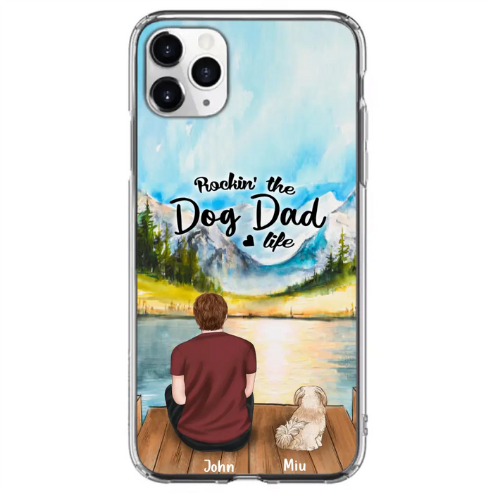 Personalized Pet Mom/Dad Phone Case - Chubby or Slim with up to 7 Pets