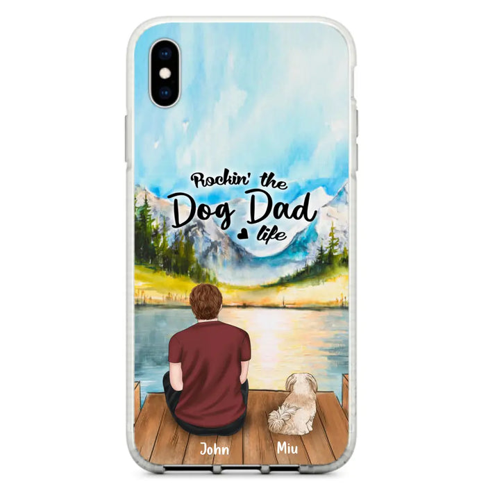 Personalized Pet Mom/Dad Phone Case - Chubby or Slim with up to 7 Pets