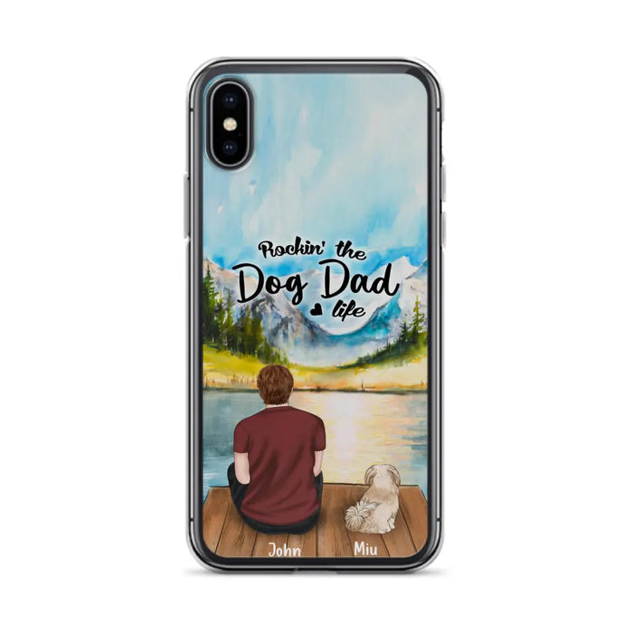 Personalized Pet Mom/Dad Phone Case - Chubby or Slim with up to 7 Pets