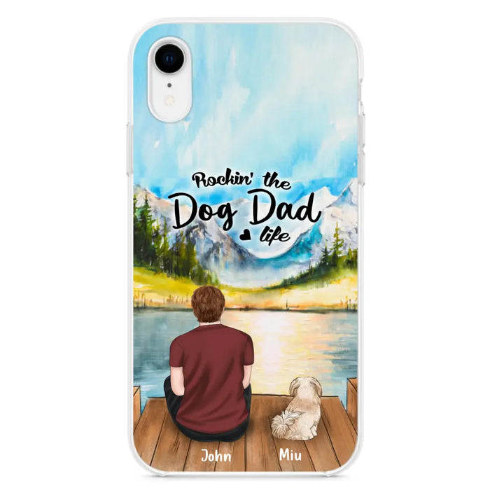 Personalized Pet Mom/Dad Phone Case - Chubby or Slim with up to 7 Pets