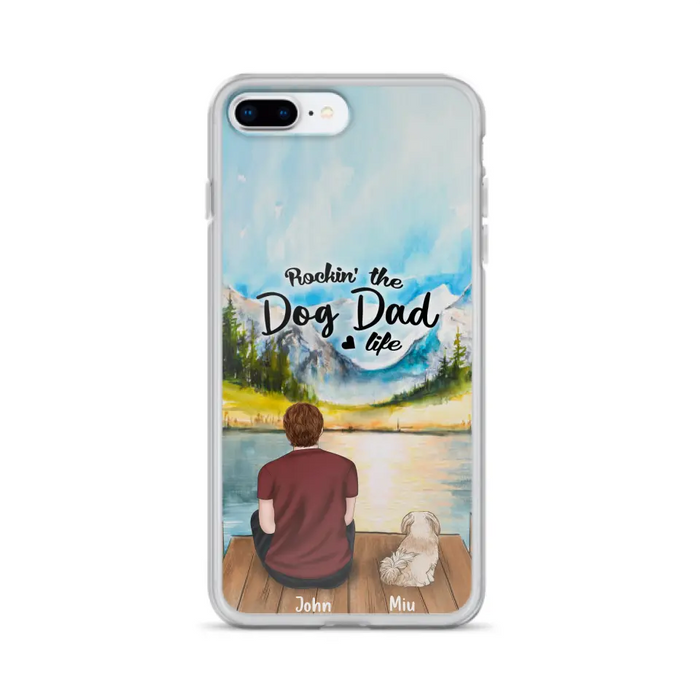 Personalized Pet Mom/Dad Phone Case - Chubby or Slim with up to 7 Pets