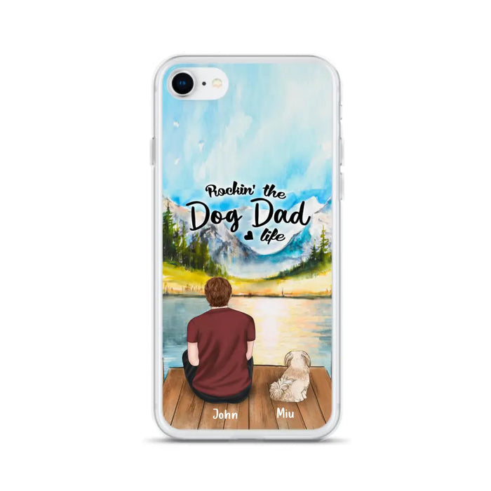 Personalized Pet Mom/Dad Phone Case - Chubby or Slim with up to 7 Pets