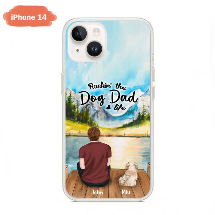 Personalized Pet Mom/Dad Phone Case - Chubby or Slim with up to 7 Pets