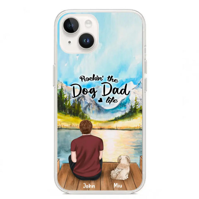 Personalized Pet Mom/Dad Phone Case - Chubby or Slim with up to 7 Pets