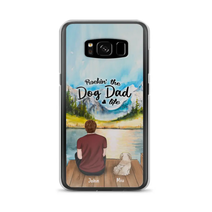 Personalized Pet Mom/Dad Phone Case - Chubby or Slim with up to 7 Pets