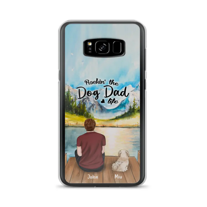 Personalized Pet Mom/Dad Phone Case - Chubby or Slim with up to 7 Pets