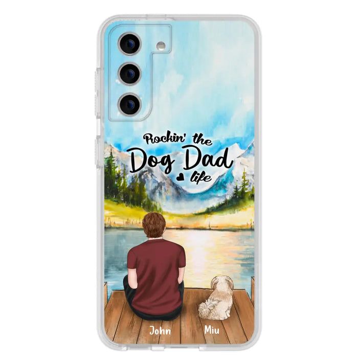 Personalized Pet Mom/Dad Phone Case - Chubby or Slim with up to 7 Pets