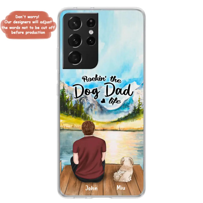 Personalized Pet Mom/Dad Phone Case - Chubby or Slim with up to 7 Pets