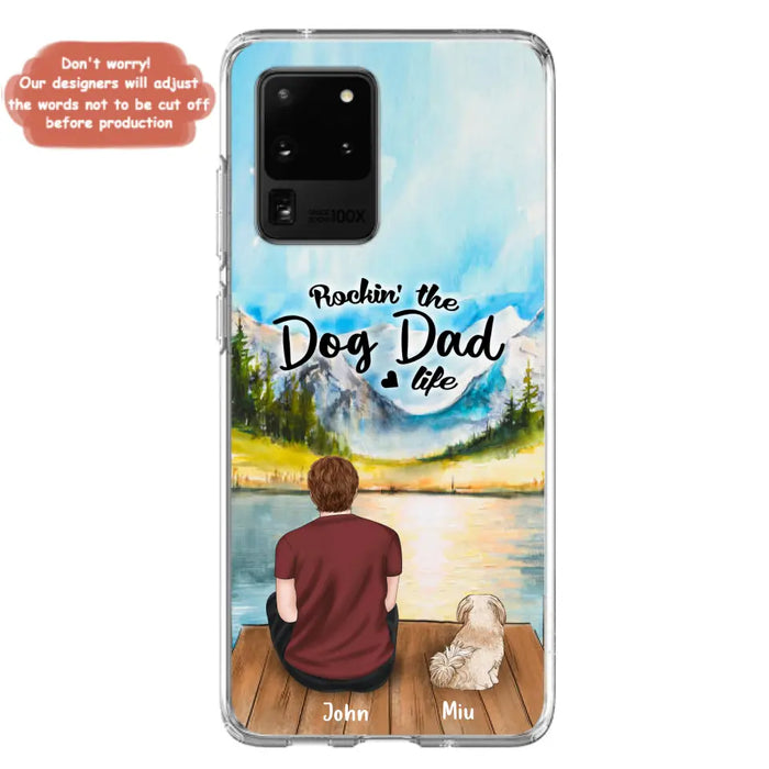 Personalized Pet Mom/Dad Phone Case - Chubby or Slim with up to 7 Pets