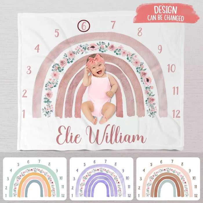 Custom Personalized Baby Singer Layer Fleece Blanket - Birthday Gift Idea for Baby