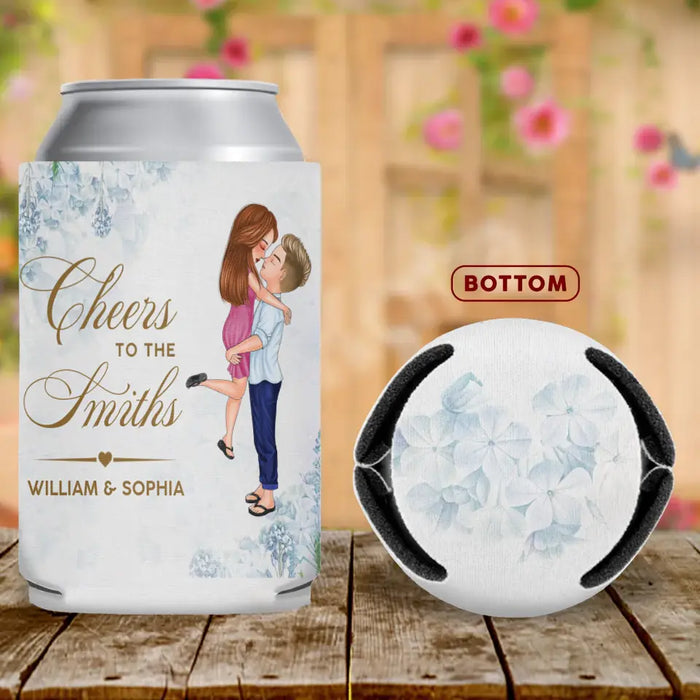 Custom Personalized Dog Cat Wedding Can Cooler - Gift Idea For Couple/Wedding Anniversary/ Dog Cat Lovers - I Do, Too